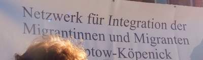 Banner "Netzwerk für Integration der Migranten und Migrantinnen in Treptow-Köpenick" Banner "Netzwerk für Integration der Migranten und Migrantinnen in Treptow-Köpenick"