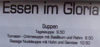Rassiges Essen in Z&uuml;rich