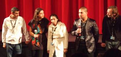 Diskussionsrunde nach der Premiere des Films Revision mit Filmemacher Philip Scheffner und mehreren Protagonist_innen des Filmes Diskussionsrunde nach der Premiere des Films Revision mit Filmemacher Philip Scheffner und mehreren Protagonist_innen des Filmes